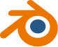 Blender | Game Development | AdamIS Tech Blender logo — Game Development tech stack at AdamIS Tech